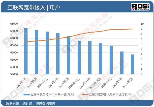 互聯網寬帶接入用戶期